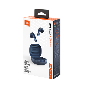 JBL Live Flex - Blue - True wireless Noise Cancelling earbuds - Detailshot 11