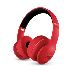 JBL®  Everest™ 300 - Red - On-ear Wireless Headphones - Hero
