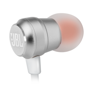JBL T280A - Silver - In-ear headphones with high performance drivers - Detailshot 3