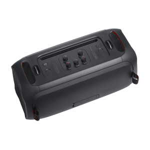 JBL PartyBox On-the-Go Essential - Black - Portable party speaker with built-in lights and wireless mic - Detailshot 8