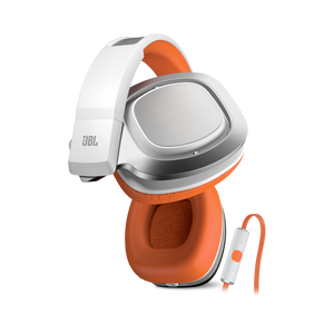 J88a - Orange - Premium Over-Ear Headphones for Android Devices - Detailshot 2