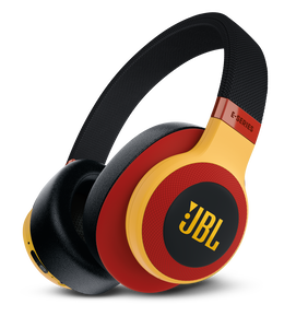 JBL E65BTNC - Black / Red - Wireless over-ear noise-cancelling headphones - Detailshot 1