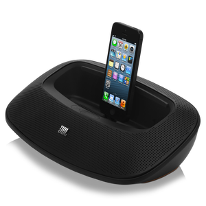 JBL OnBeat Mini - Black - Portable Speaker Dock for iPhone 5/iPad Mini - Hero