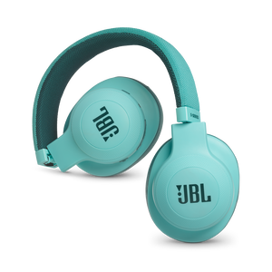 JBL E55BT - Teal - Wireless over-ear headphones - Detailshot 1