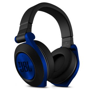 Synchros E50BT - Blue - Over-ear, Bluetooth headphones with ShareMe music sharing - Hero