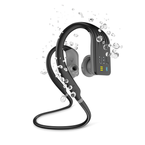 JBL Endurance DIVE - Black - Waterproof Wireless In-Ear Sport Headphones with MP3 Player - Hero