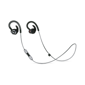 JBL Reflect Contour 2 - Black - Secure fit Wireless Sport Headphones - Hero