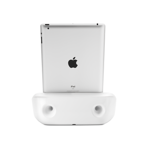 JBL OnBeat aWake - White - Wireless Bluetooth Speaker Dock for iPod/iPad/iPhone - Hero