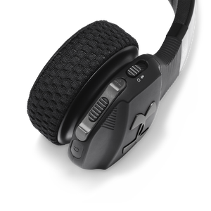 UA Sport Wireless Train – Engineered by JBL - Black - Wireless on-ear headphone built for the gym - Detailshot 3