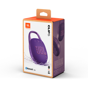 JBL Clip 5 - Purple - Ultra-portable waterproof speaker - Detailshot 15