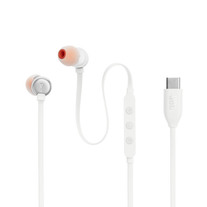 JBL Tune 310C USB - White - Wired Hi-Res In-Ear Headphones - Detailshot 6