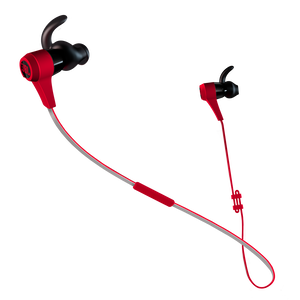 Synchros Reflect BT - Red - Lightest Bluetooth Sport Earphones - Hero
