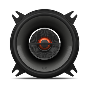 GX402 - Black - 4" coaxial car audio loudspeaker. 105W - Front