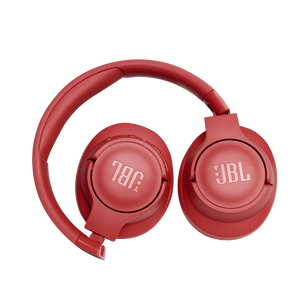 JBL Tune 750BTNC - Coral Orange - Wireless Over-Ear ANC Headphones - Detailshot 1