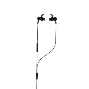Synchros Reflect-I - Black - Workout-ready, in-ear sport headphones for iOS devices - Hero
