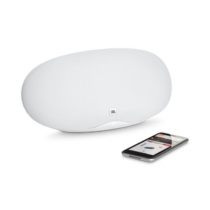 JBL Playlist - White - Wireless speaker with Chromecast built-in - Detailshot 1