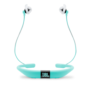 JBL Reflect Fit - Teal - Heart Rate Wireless Headphones - Back