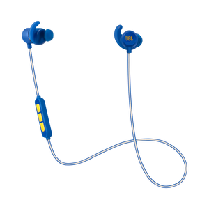 Reflect Mini BT Stephen Curry Signature Edition - Blue - The lightest & smallest Bluetooth sport headphones that feature legendary JBL® sound and a premium look and feel. - Hero