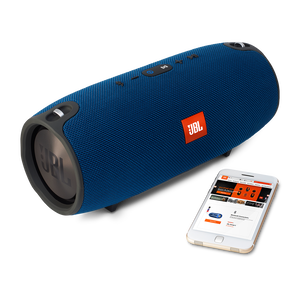 JBL Xtreme - Blue - Splashproof portable speaker with ultra-powerful performance - Detailshot 4