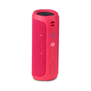 JBL Flip 3 - Pink - Splashproof portable Bluetooth speaker with powerful sound and speakerphone technology - Back