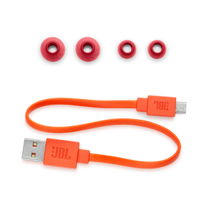 JBL Live 200BT - Red - Wireless in-ear neckband headphones - Detailshot 3