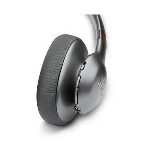 JBL EVEREST™ ELITE 750NC - Gun Metal - Wireless Over-Ear Adaptive Noise Cancelling headphones - Detailshot 2