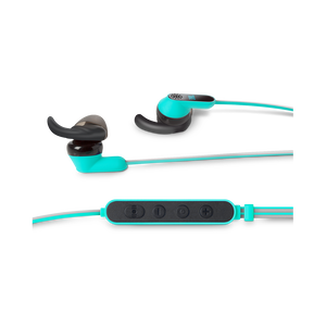 Reflect Aware - Teal - Lightning connector sport earphone with Noise Cancellation and Adaptive Noise Control. - Front