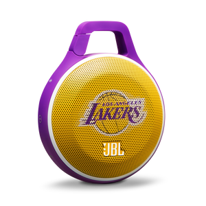 JBL Clip NBA Edition - Lakers - Purple - Ultra-portable Bluetooth speaker with integrated carabiner - Detailshot 1