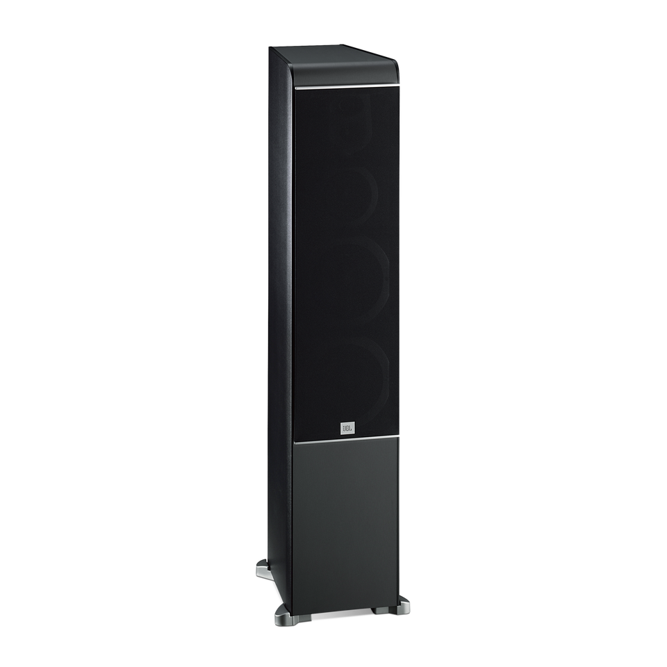 ES 80 - Black - Dual 6-1/2 inch 4-Way Floorstanding - Hero