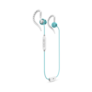 JBL Focus 500 Women - Blue - In-ear Wireless Sport Headphones - Hero