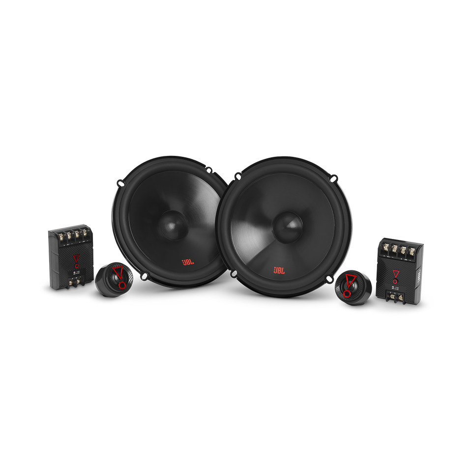 Stage3 607CF - Black - 6-1/2" (165mm) 2-Way component system car speaker for factory upgrade without grille - Hero
