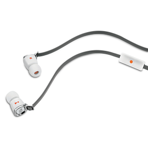 J33a - White - Premium In-Ear Headphones for Android Devices - Detailshot 1