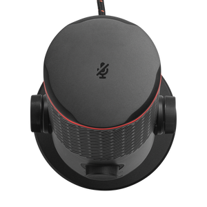 JBL Quantum Stream Studio - Chrome - Quad pattern premium USB microphone for streaming, recording and gaming - Detailshot 3