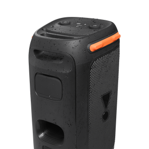 JBL Partybox 110 - Black - Portable party speaker with 160W powerful sound, built-in lights and splashproof design. - Detailshot 6