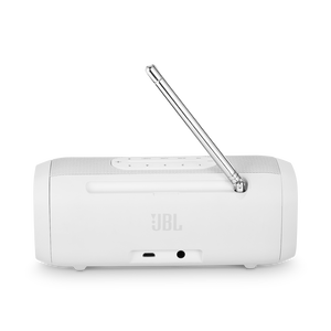 JBL Tuner - White - Portable Bluetooth Speaker with DAB/FM radio - Back